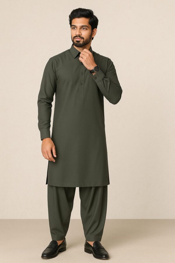 SmartFit Wash n Wear | Olive Green - Image 4